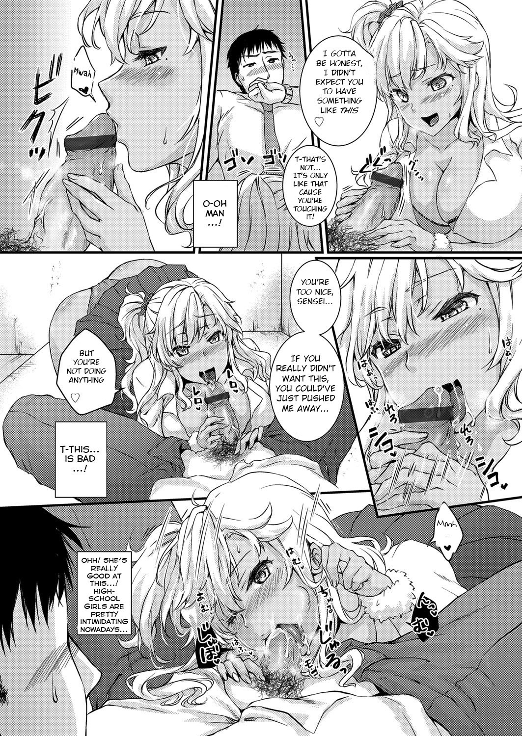 Hentai Manga Comic-Pure Lewd Blonde-Haired Gal-Read-6